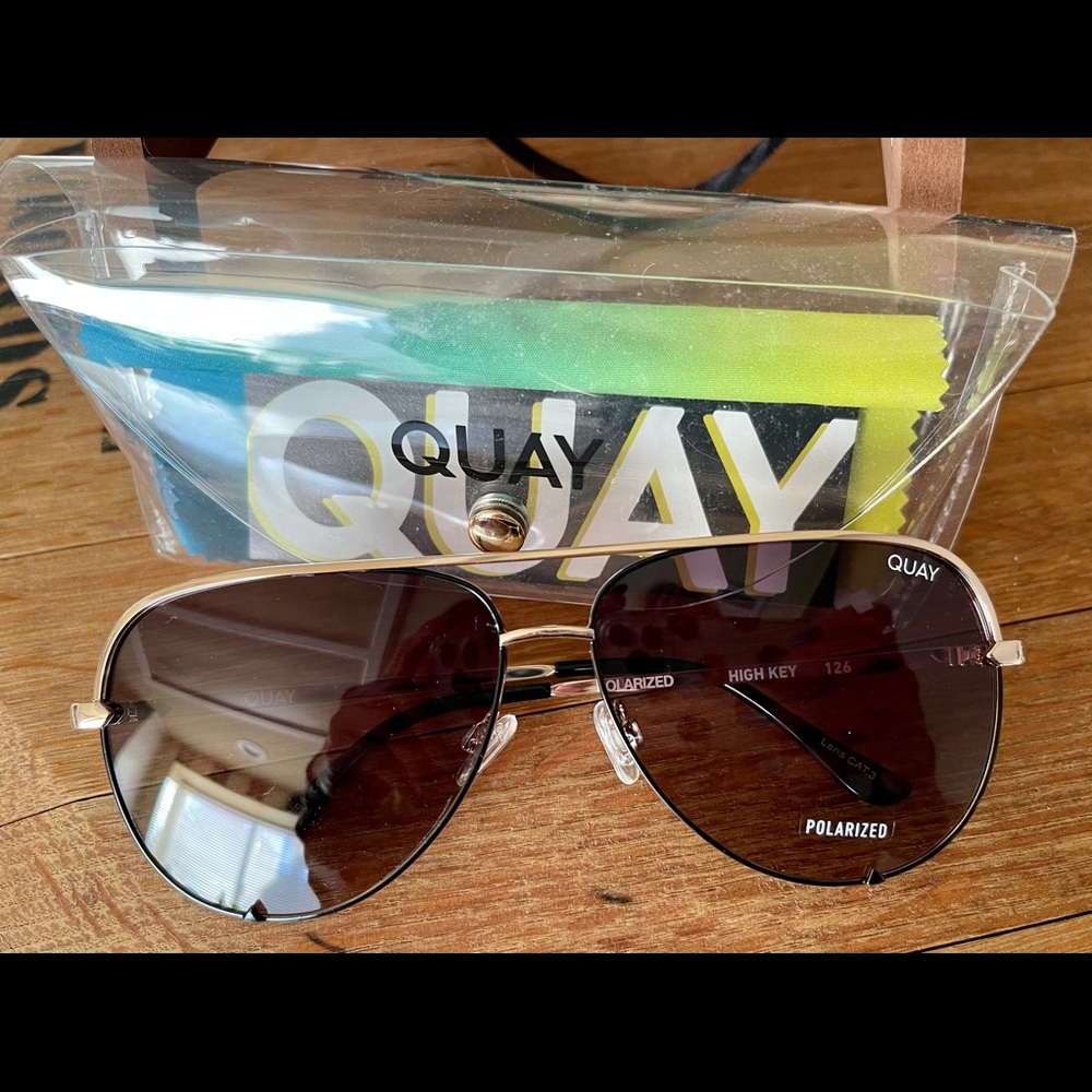 Quay “Highkey” polarized sunglasses NEW